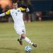 Wolverines Tyler Arnone dribbles the ball down the filed during Thursday nights game against the Niagara Purple Eagles.Courtney Sacco I AnnArbor.com 